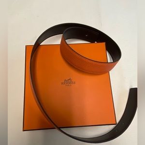 HERMES   Reversible Leather Strap 32mm   SIZE 95 AUTHENTIC